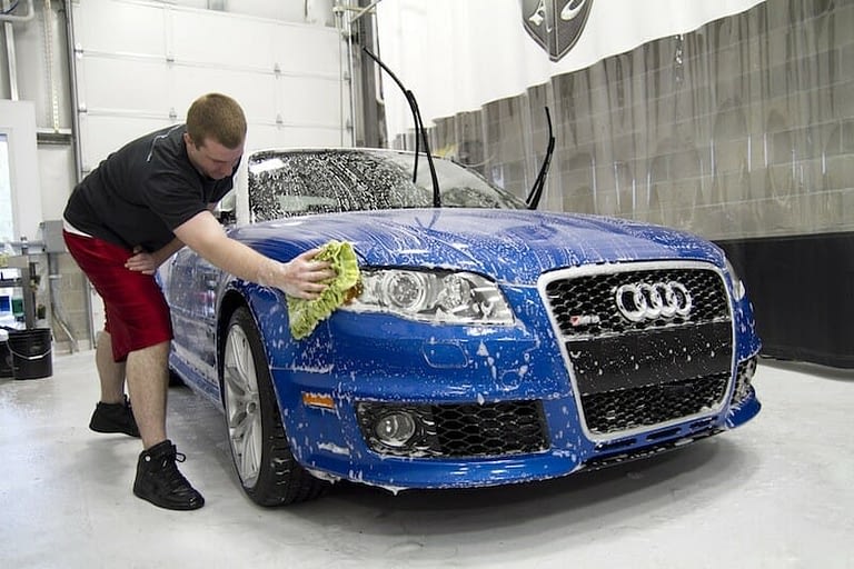 Wrap Innovations Audi Blue RS4 Cleaning Stonechip Car Shot Paint Protection Wellignton - Wrap Innovations - Car Wrap, Blackout, Window Tinting Specialist Wellington