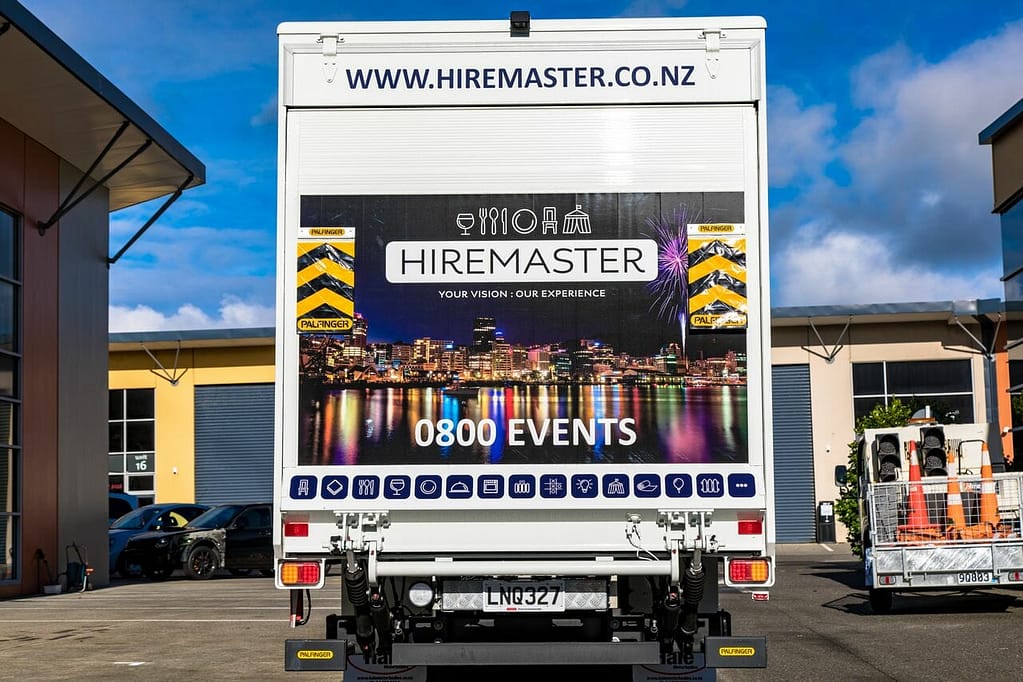 HireMaster Fuzo truck 1 B1 4 copy - Wrap Innovations - Car Wrap, Blackout, Window Tinting Specialist Wellington