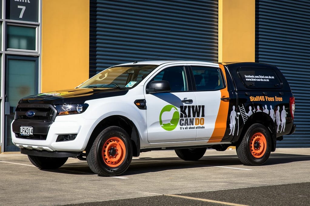 KiwiCanDo 1stRanger after 6 copy - Wrap Innovations - Car Wrap, Blackout, Window Tinting Specialist Wellington